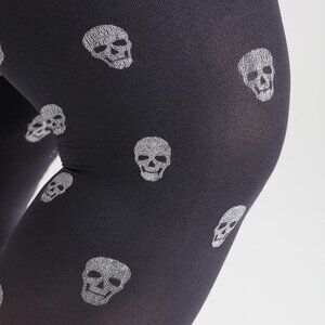 Sparkle Skull Snag Tights